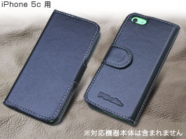 保護フィルム PDAIR レザーケース for iPhone 5c 横開きタイプ