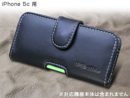 保護フィルム PDAIR レザーケース for iPhone 5c ポーチタイプ