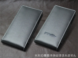 保護フィルム PDAIR レザーケース for ELUGA X P-02E バーティカル ポーチタイプ