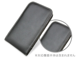 保護フィルム PDAIR レザーケース for GALAXY Note II SC-02E バーティカルポーチタイプ