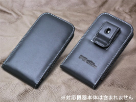 PDAIR レザーケース for GALAXY S4 SC-04E ベルトクリップ付バーティカルポーチタイプ