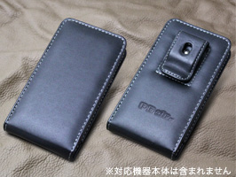 保護フィルム PDAIR レザーケース for AQUOS PHONE EX SH-04E ベルトクリップ付バーティカルポーチタイプ