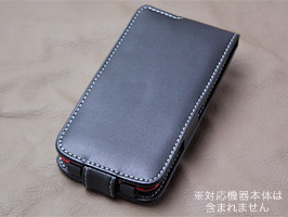 PDAIR レザーケース for AQUOS PHONE ZETA SH-06E 縦開きタイプ