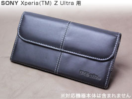 PDAIR レザーケース for Xperia (TM) Z Ultra SOL24/SGP412JP ビジネスタイプ