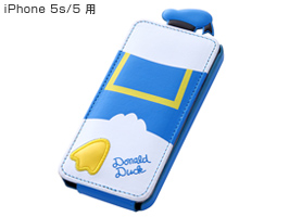 ディズニー・ダイカット・レザージャケット(フラップ合皮タイプ) for iPhone 5s/5