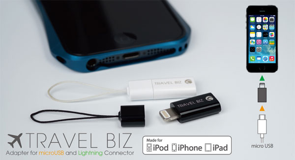 Travel Biz Lightning Micro Usb変換アダプタ For Ipod Iphone Ipad スマートフォン 携帯電話 ソフトバンク Iphone 5s Sb Vis A Vis ビザビ 本店