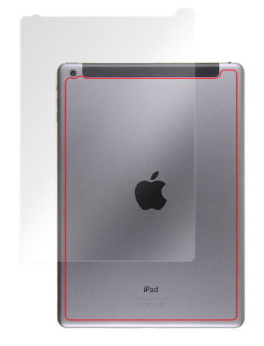 OverLay Brilliant for iPad Air(Wi-Fi + Cellularモデル) 裏面用保護シート