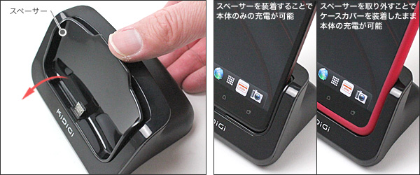 Kidigi USBカバーメイトクレードル for HTC J butterfly HTL21
