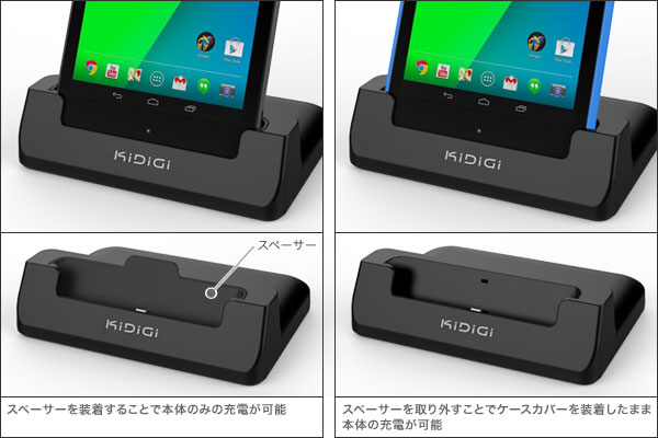 Kidigi Usbカバーメイトクレードル For Nexus 7 13 Kidigi 株式会社ミヤビックス