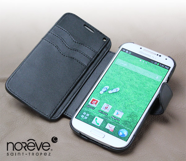 Noreve Perpetual Selection レザーケース for GALAXY S4 SC-04E 横開きタイプ(スタンド機能付)