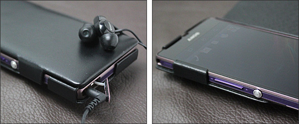 Noreve Perpetual Selection レザーケース for Xperia Z SO-02E 卓上ホルダ(SO15)対応