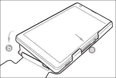 説明図 Noreve レザーケース for Xperia (TM) UL SOL22