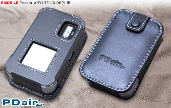 PDAIR レザーケース for Pocket WiFi LTE(GL06P) スリーブタイプ