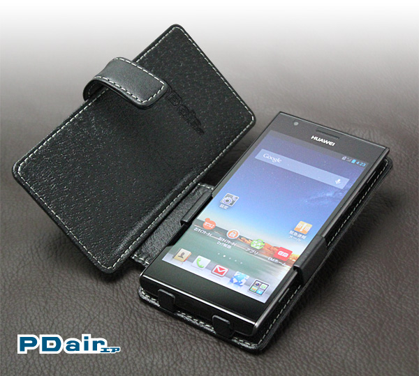 PDAIR レザーケース for STREAM X GL07S 横開きタイプ