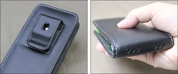 PDAIR レザーケース for iPhone 5c ベルトクリップ付バーティカルポーチタイプ