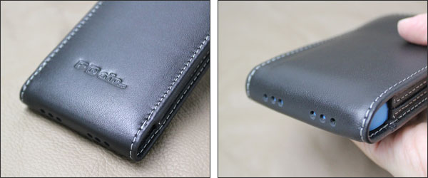PDAIR レザーケース for iPhone 5c with Case バーティカルポーチタイプ