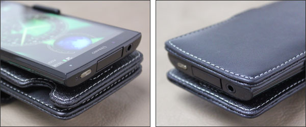 PDAIR レザーケース for URBANO L01 KYY21 横開きタイプ