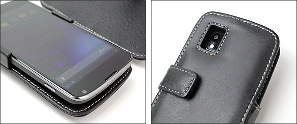 PDAIR レザーケース for Nexus 4 横開きタイプ