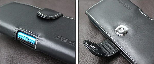PDAIR レザーケース for ELUGA X P-02E ポーチタイプ