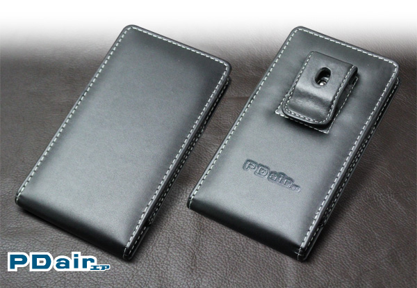 PDAIR レザーケース for Xperia Z SO-02E ベルトクリップ付 バーティカル ポーチタイプ