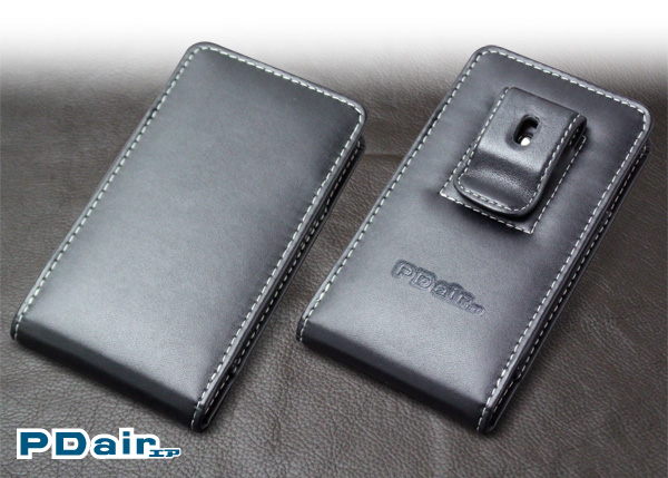 PDAIR レザーケース for Xperia (TM) A SO-04E ベルトクリップ付バーティカル ポーチタイプ