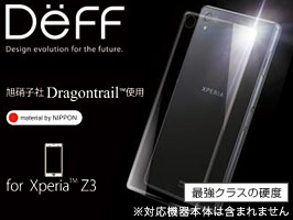 High Grade Glass Screen Protector for Xperia (TM) Z3(Dragontrail 裏面)