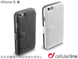 cellularline Book Agenda 手帳型 レザーケース for iPhone 6