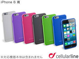 cellularline Color Slim カラー ラバーケース for iPhone 6