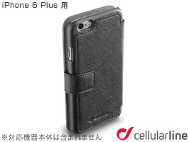 cellularline Book Agenda 手帳型 レザーケース for iPhone 6 Plus