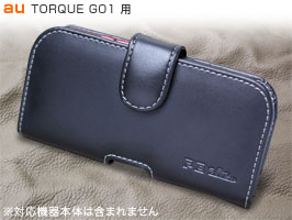 PDAIR レザーケース for TORQUE G01 ポーチタイプ