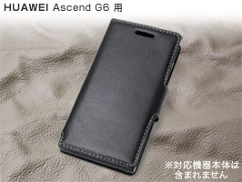 PDAIR レザーケース for Ascend G6 横開きタイプ