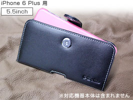 PDAIR レザーケース for iPhone 6 Plus with Case ポーチタイプ