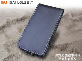 PDAIR レザーケース for ISAI LGL22 縦開きタイプ