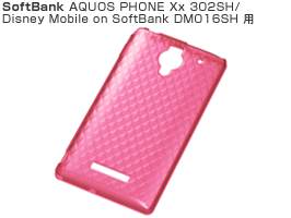 キラキラ・ソフトジャケット for AQUOS PHONE Xx 302SH/Disney Mobile DM016SH