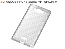 キラキラ・ソフトジャケット for AQUOS PHONE SERIE mini SHL24(ラメクリア)