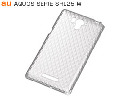 キラキラ・ソフトジャケット for AQUOS SERIE SHL25(ラメクリア)