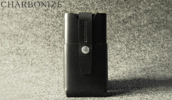 Charbonize レザー ウォレットタイプケース for iPhone 6 Plus(ブラック)