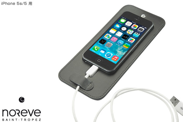 Noreve Perpetual Selection レザーパッド for iPhone 5s/5(ブラック)