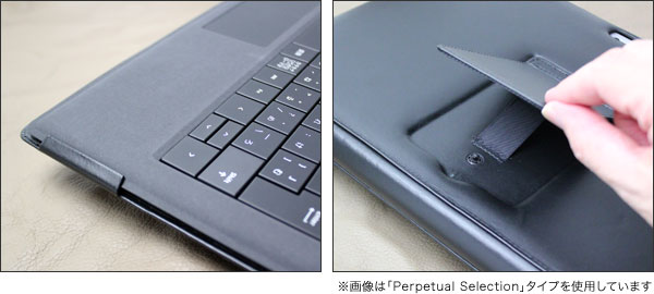 Noreve Exceptional Selection レザーケース for Surface Pro 3 with タイプ カバー(背面スタンド機能付)(ダークビンテージ)