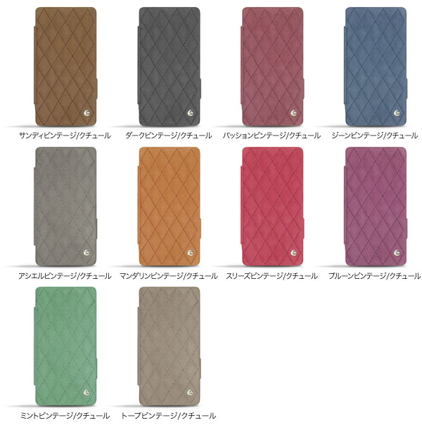 カラー Noreve Exceptional Couture Selection レザーケース for Xperia (TM) Z2 SO-03F 卓上ホルダ対応