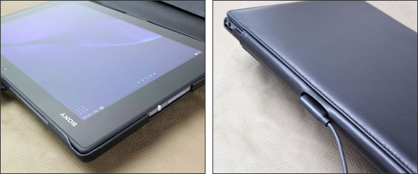 Noreve Perpetual Selection レザーケース for Xperia (TM) Z2 Tablet 横開きタイプ(背面スタンド機能付)