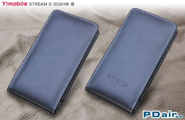 PDAIR レザーケース for STREAM S 302HW バーティカルポーチタイプ