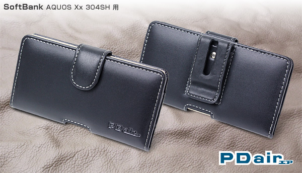PDAIR レザーケース for AQUOS Xx 304SH ポーチタイプ
