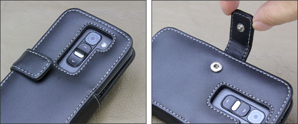 PDAIR レザーケース for LG G2 mini 横開きタイプ