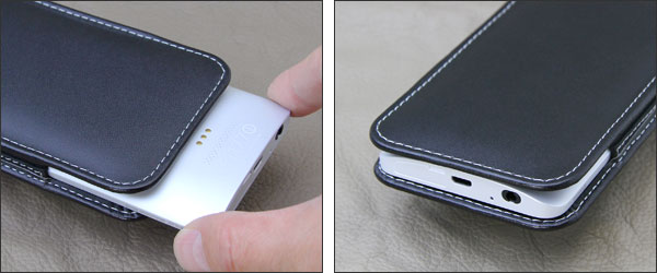 PDAIR レザーケース for DIGNO M KYL22 バーティカルポーチタイプ