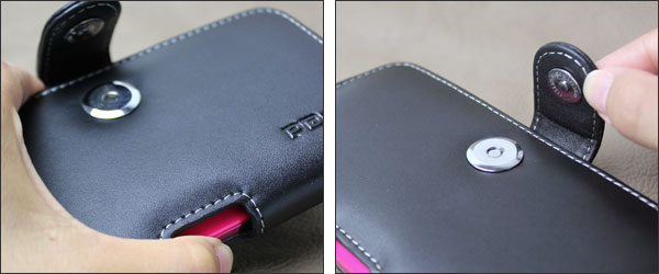 PDAIR レザーケース for isai FL LGL24 ポーチタイプ