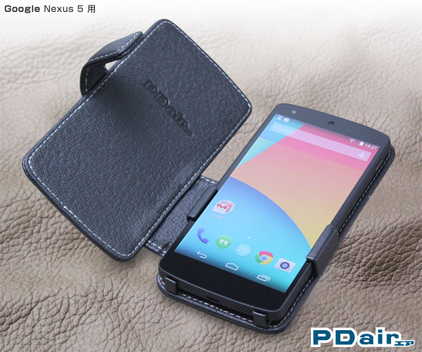 PDAIR レザーケース for Nexus 5 横開きタイプ