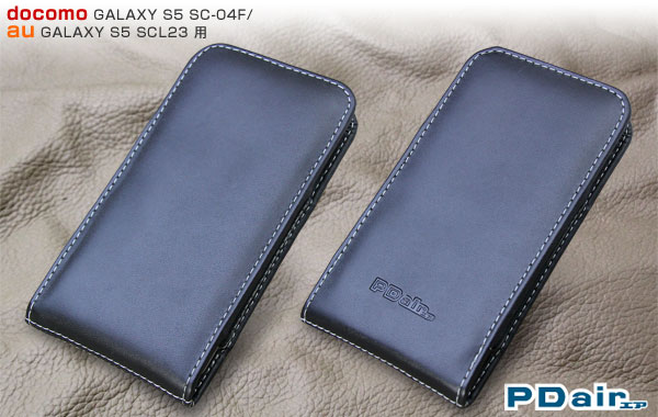 PDAIR レザーケース for GALAXY S5 SC-04F/SCL23 バーティカルポーチタイプ