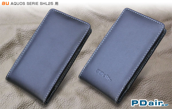 PDAIR レザーケース for AQUOS SERIE SHL25 バーティカルポーチタイプ
