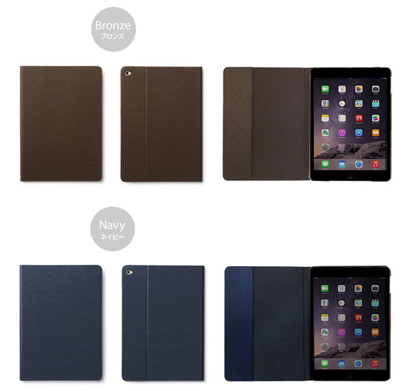 カラー Zenus Metallic Diary for iPad Air 2